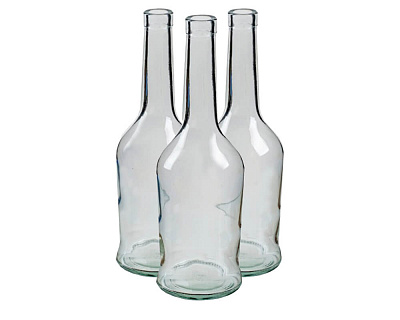 Бутылка для коньяка, водки, настоек, виски "Наполеон" 0,5 л, упаковка 16 шт.